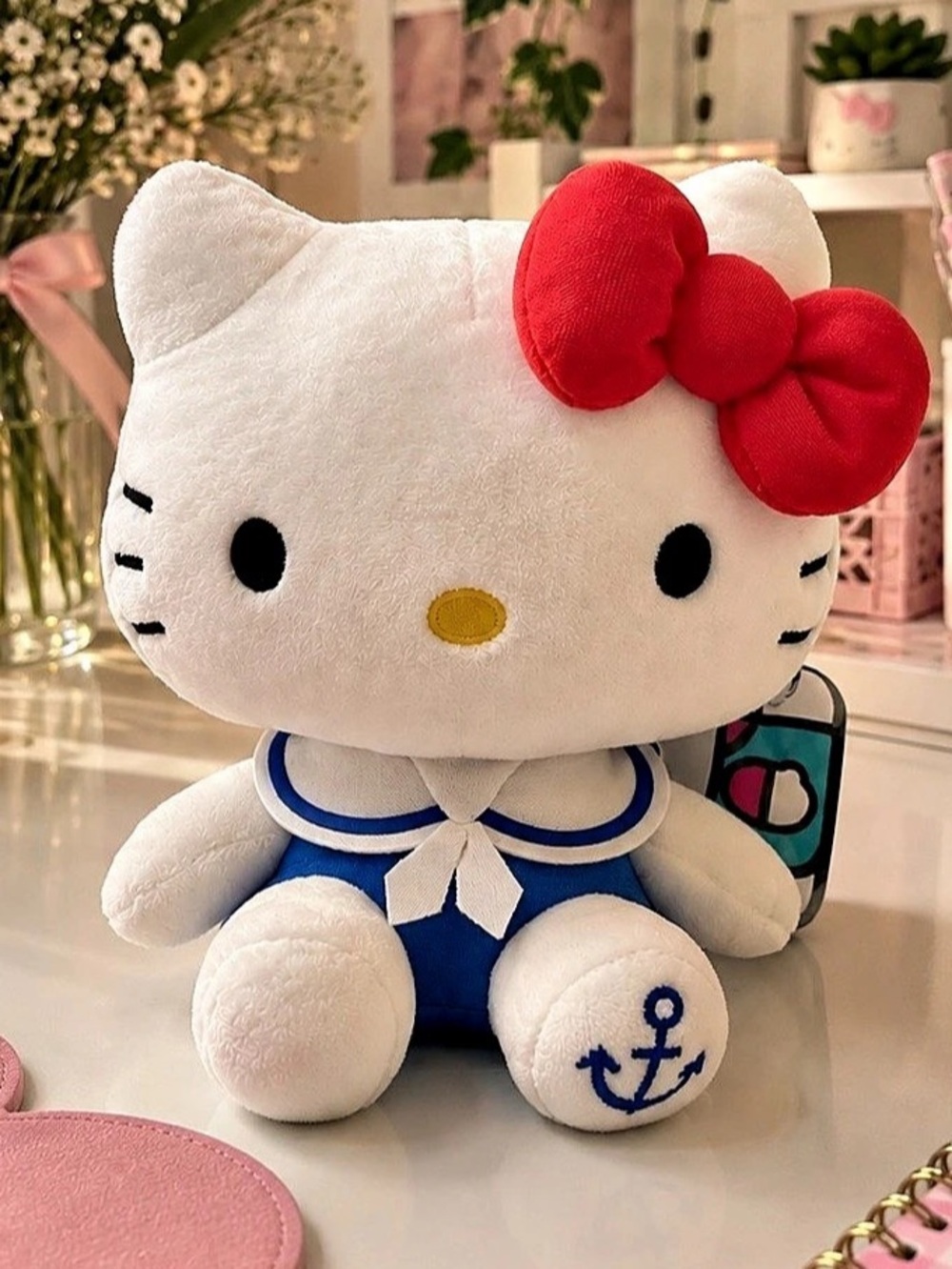 Sanrio 2019 Hello Kitty Sailor Sweeties Plush - Blue Anchor Dress Sailor NWT